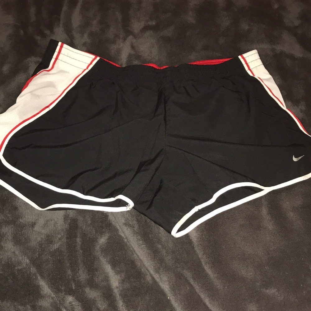 Red and Black Nike Shorts